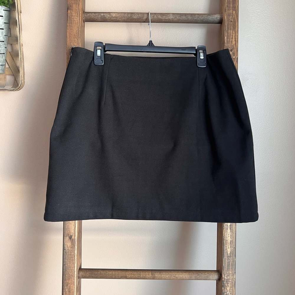 Set of 2!! Classic Tan and Black Mini Skirt